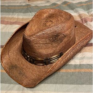 Peter Grimm Straw Western Hat Unisex